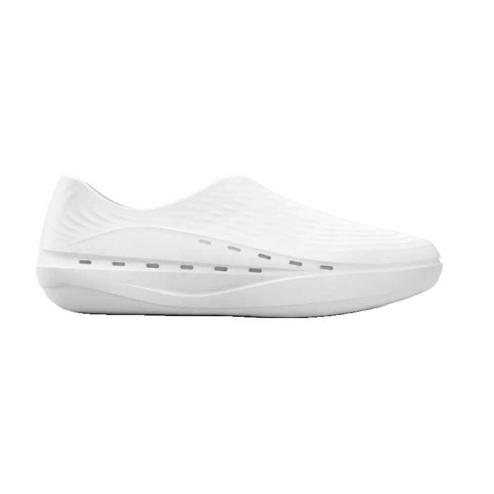 Stand+ The Standing Shoe White Slip On Clogs Ortholite X40 Mens 7 Womens 9